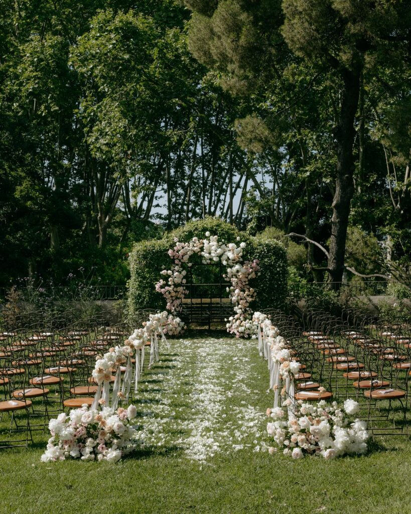 Garten für freie Trauung in Rom